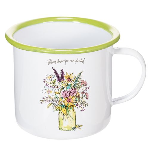 Tazza/vaso decorativo, smaltato, Ø11,5 cm H10 cm | Floristik24.it