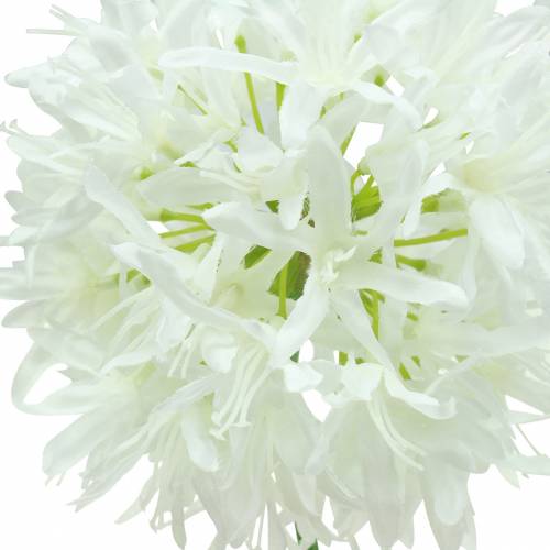 Prodotto Allium ornamentale artificiale Bianco Ø12cm A62cm