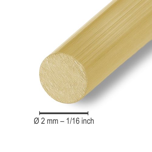 Prodotto Filo di alluminio dorato Ø2mm filo decorativo filo artigianale tondo 500g 60m