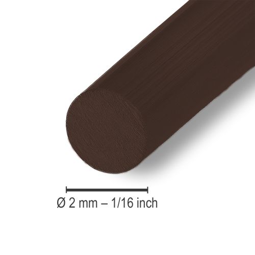 Prodotto Filo di alluminio Ø2mm 500g 60m marrone