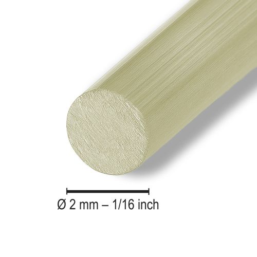 Prodotto Filo di alluminio Ø2mm champagne filo decorativo tondo 500g 60m