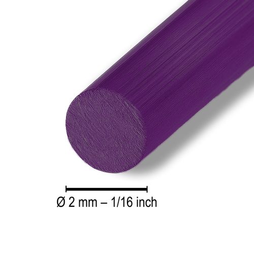 Prodotto Filo di alluminio Ø2mm viola scuro 60m 500g