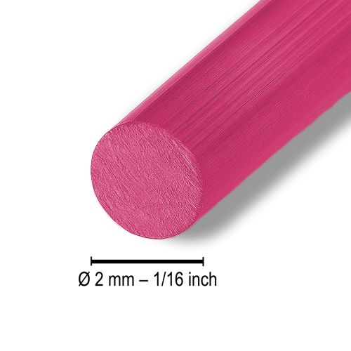Prodotto Filo di alluminio Ø2mm rosa 60m 500g