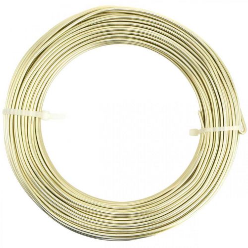 Prodotto Filo di alluminio Ø2mm filo decorativo champagne tondo 480g
