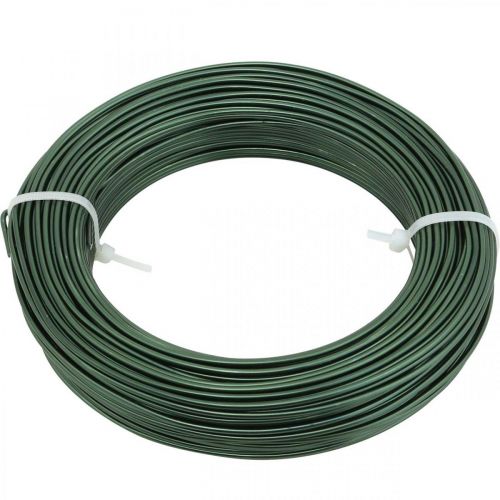 Floristik24 Filo Alluminio Ø2mm Verde Petrolio Tondo 480g