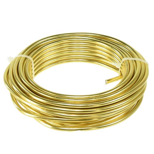 Prodotto Filo artigianale filo di alluminio per artigianato oro Ø5mm 500g