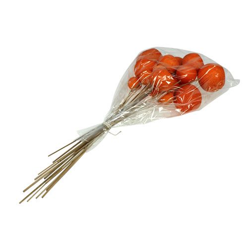 Floristik24 Bell Cup Mix su stecco arancio 15 pz