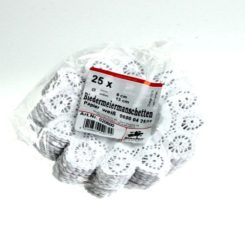Prodotto buste per fiori in pizzo di carta 13 cm 25 pezzi