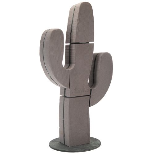 Floristik24 Statuetta di cactus in spugna floreale, nera, 38 cm x 74 cm