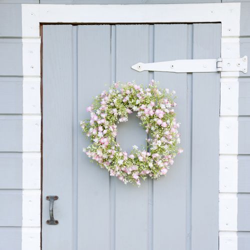 Prodotto Decorazione da parete ghirlanda di fiori artificiali ghirlanda per porta Ø30cm H6cm