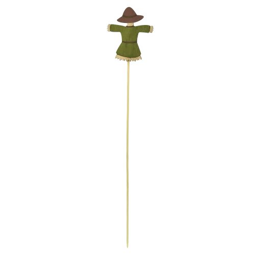 Prodotto Spina fiore spaventapasseri decorazione in legno colorato H8cm 12 pz