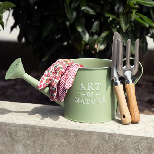 Prodotto Annaffiatoio per vasi da fiori verde menta zinco Ø16,5 cm H17 cm