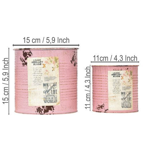 Prodotto Set di vasi da fiori per balcone e giardino, decorazione per fioriere, stile vintage, 15 cm, 3 pezzi