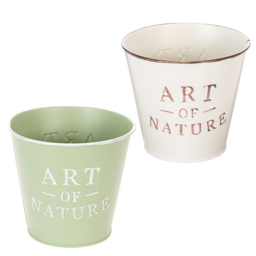 Vaso da fiori in zinco Ø15cm H13.5cm Vari colori