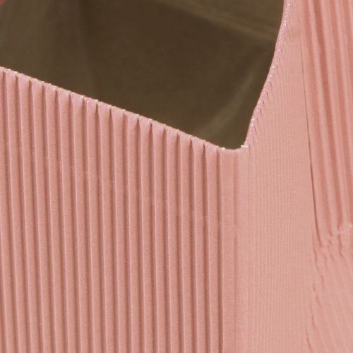 Floristik24 Portafiori portafiori rosa salmone 12 cmx12 cm 6 pz