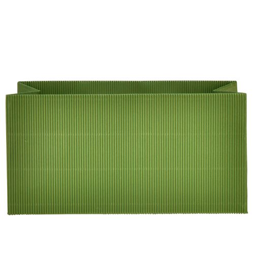 Prodotto Fioriera a coste lunghe Verde Oliva 24x12 cm 6 pz