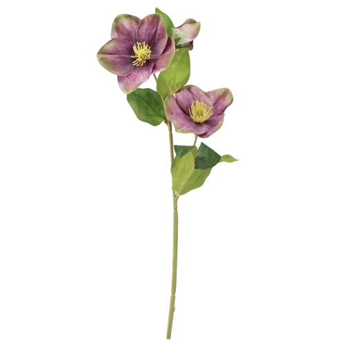 Prodotto Rose di Natale Rose di neve artificiali Fiore viola L35cm 6 pz