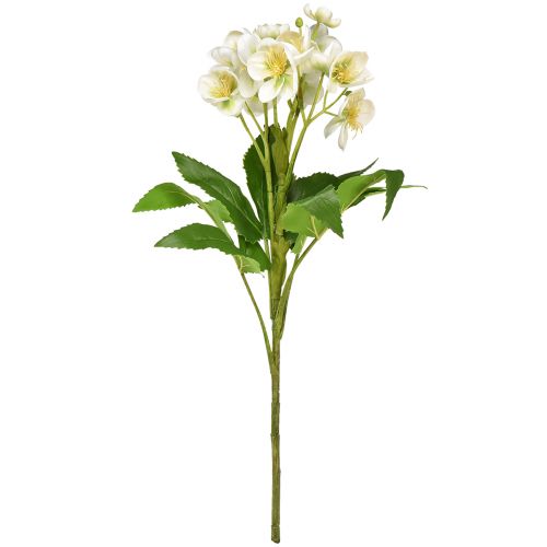 Prodotto Rose di Natale bianche fiori artificiali come mazzo di 18 fiori 60 cm