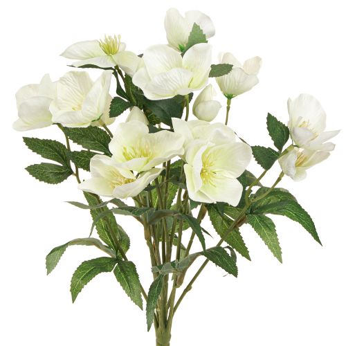 Prodotto Bouquet di rose di Natale crema 39 cm