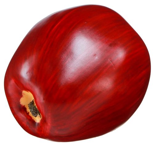 Prodotto Deco mela rossa Frutta decorativa Ø8 cm H9,5 cm Red Delicious 4 pz