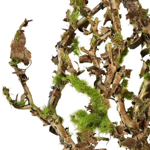 Prodotto Ramo decorativo con muschio artificiale decorazione autunnale grigio verde L78cm
