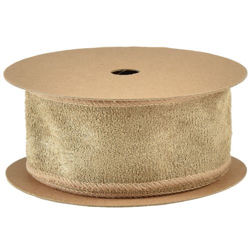 Prodotto Nastro in velluto nastro decorativo nastro per gioielli velluto marrone L50mm L8m