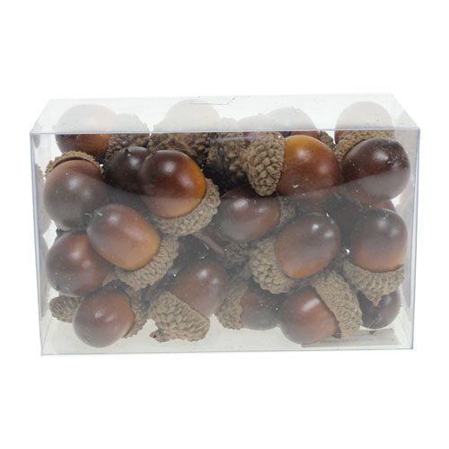 Floristik24 Ghiande decorative 3cm 36 pezzi