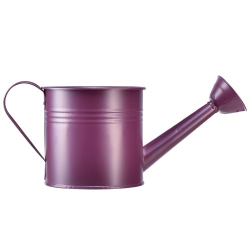 Prodotto Annaffiatoio decorativo fioriera in metallo viola Ø13,5 cm H12,5 cm