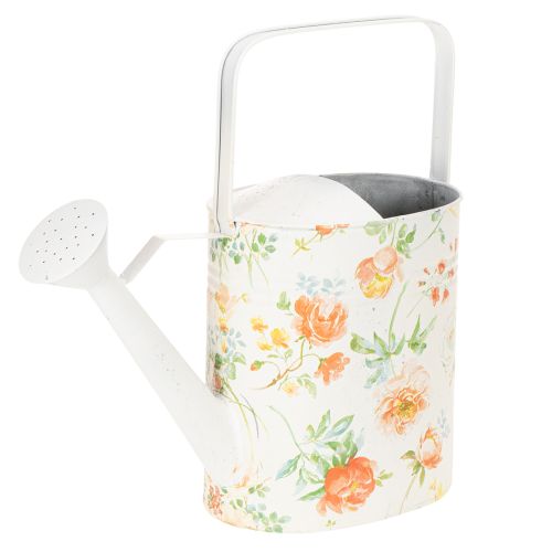 Annaffiatoio decorativo vintage in metallo con motivo a rose, decorazione estiva per il giardino, annaffiatoio nostalgico, H31,5 cm acquistare | Floristik24.it