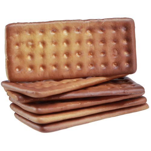 Prodotto Biscotti decorativi cibo artificiale 9×4 cm 24 pz