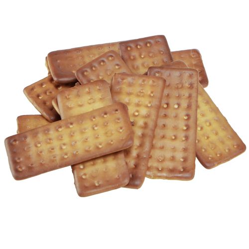 Prodotto Biscotti decorativi cibo artificiale 9×4 cm 24 pz