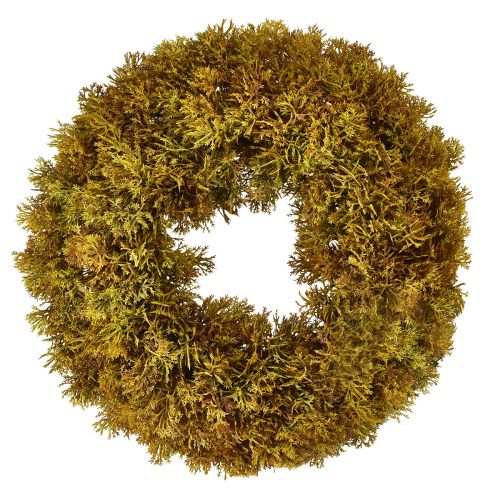 Prodotto Ghirlanda decorativa di muschio artificiale con gancio marrone verde Ø30cm