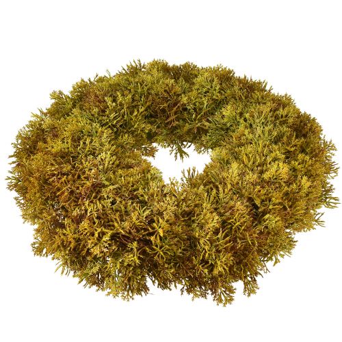 Prodotto Ghirlanda decorativa di muschio artificiale con gancio marrone verde Ø30cm
