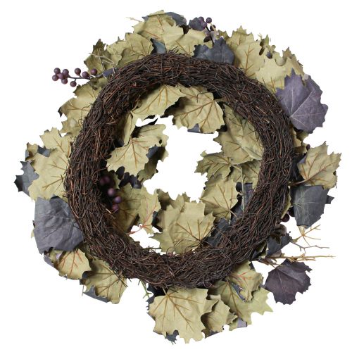 Prodotto Ghirlanda decorativa di foglie di vite e uva ghirlanda autunnale di viti Ø60cm