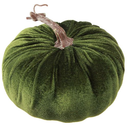 Prodotto Zucca decorativa verde autunnale verde scuro verde chiaro Ø18 cm 3 pz