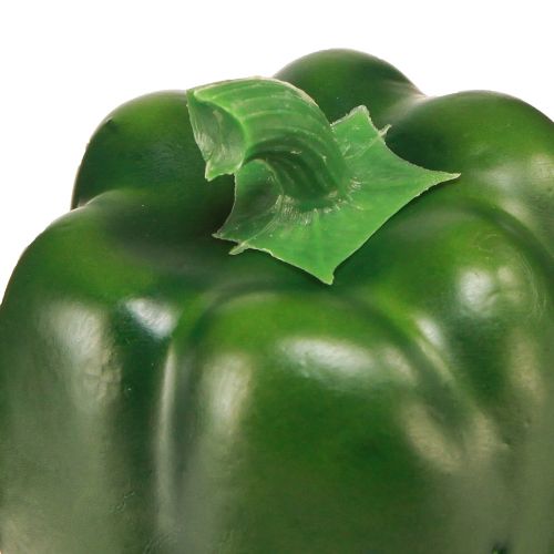 Prodotto Decoro pepe verde manichino alimentare vegetale H10cm