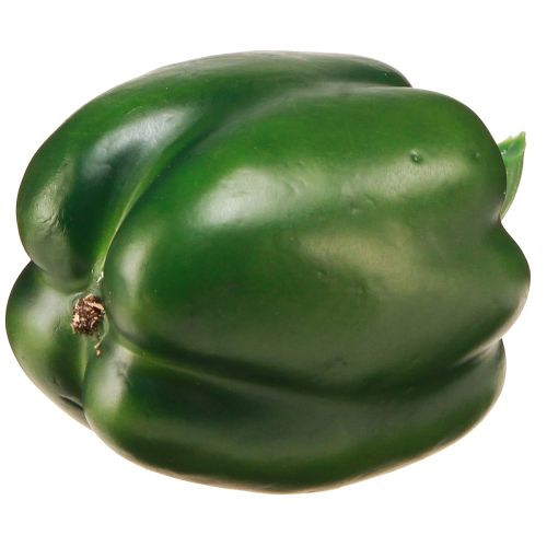 Prodotto Decoro pepe verde manichino alimentare vegetale H10cm