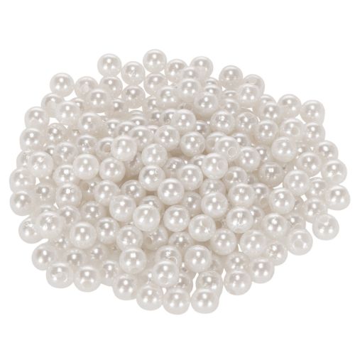 Perline decorative bianche, Ø8mm, 250 pezzi acquistare | Floristik24.it