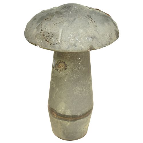 Floristik24 Fungo decorativo in metallo verde autunno ruggine vintage 30 cm x 50 cm