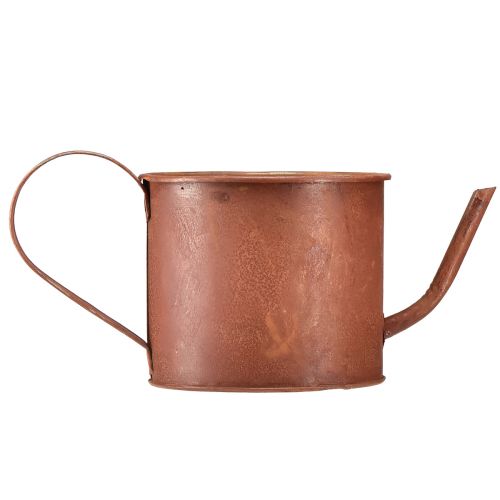 Prodotto Fioriera decorativa per annaffiatoio ruggine in metallo Ø12,5 cm H10,5 cm