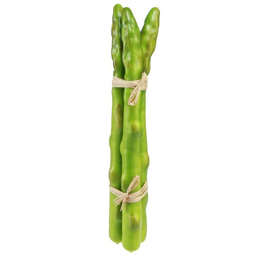 Prodotto Asparagi decorativi verdi artificiali vegetali L22cm Ø1,5cm 3 pezzi