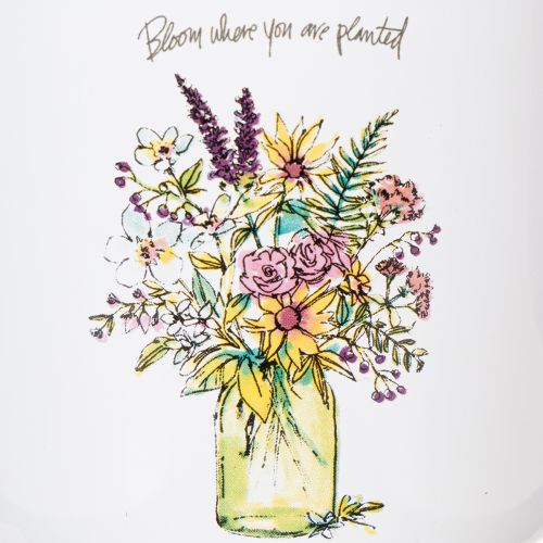 Tazza/vaso decorativo, smaltato, Ø11,5 cm H10 cm | Floristik24.it
