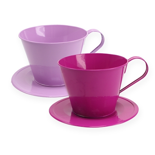 Floristik24 Tazza decorativa Ø16cm H12,5cm 3 pezzi