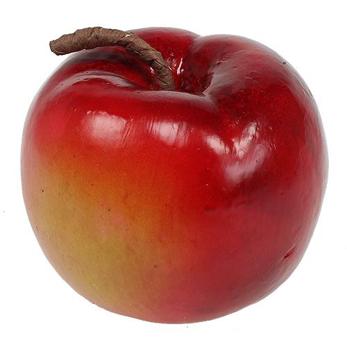 Floristik24 Deco rosso mela 18 cm