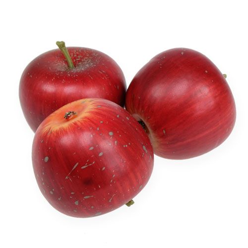 Floristik24 Mele decorative 4 cm rosso scuro 6 pezzi