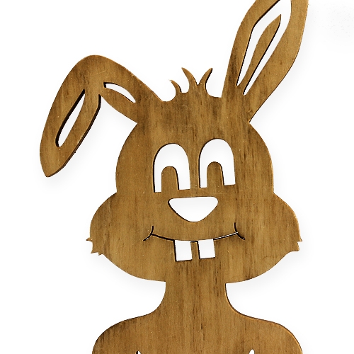 Floristik24 Wood Bunny Brown 20cm 4 pezzi.
