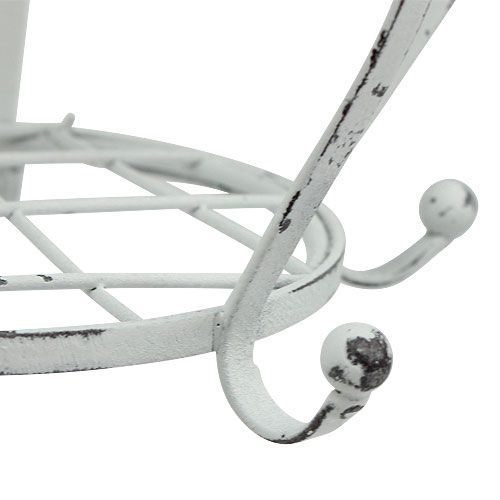 Floristik24 Corona decorativa per appendere bianco Ø20cm