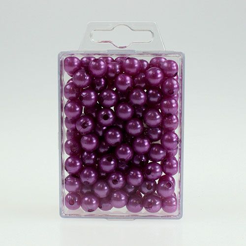 Prodotto Perline decorative Ø10mm viola 115 pz