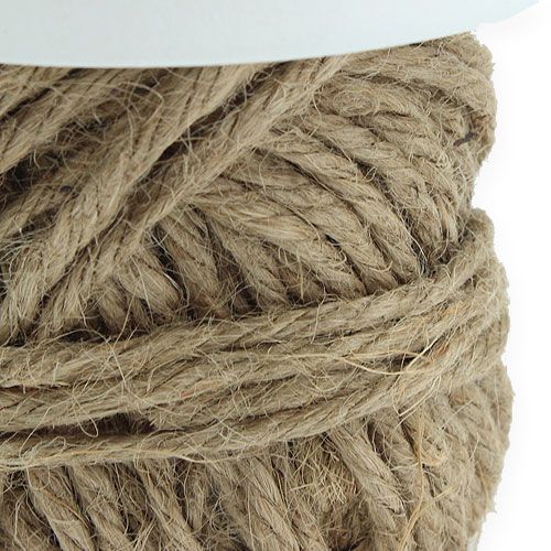Floristik24 Bobina decorativa con cordino di canapa Ø10cm H12cm