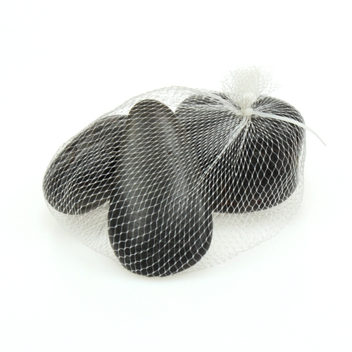 Floristik24 Pietre decorative nero 9cm 1kg
